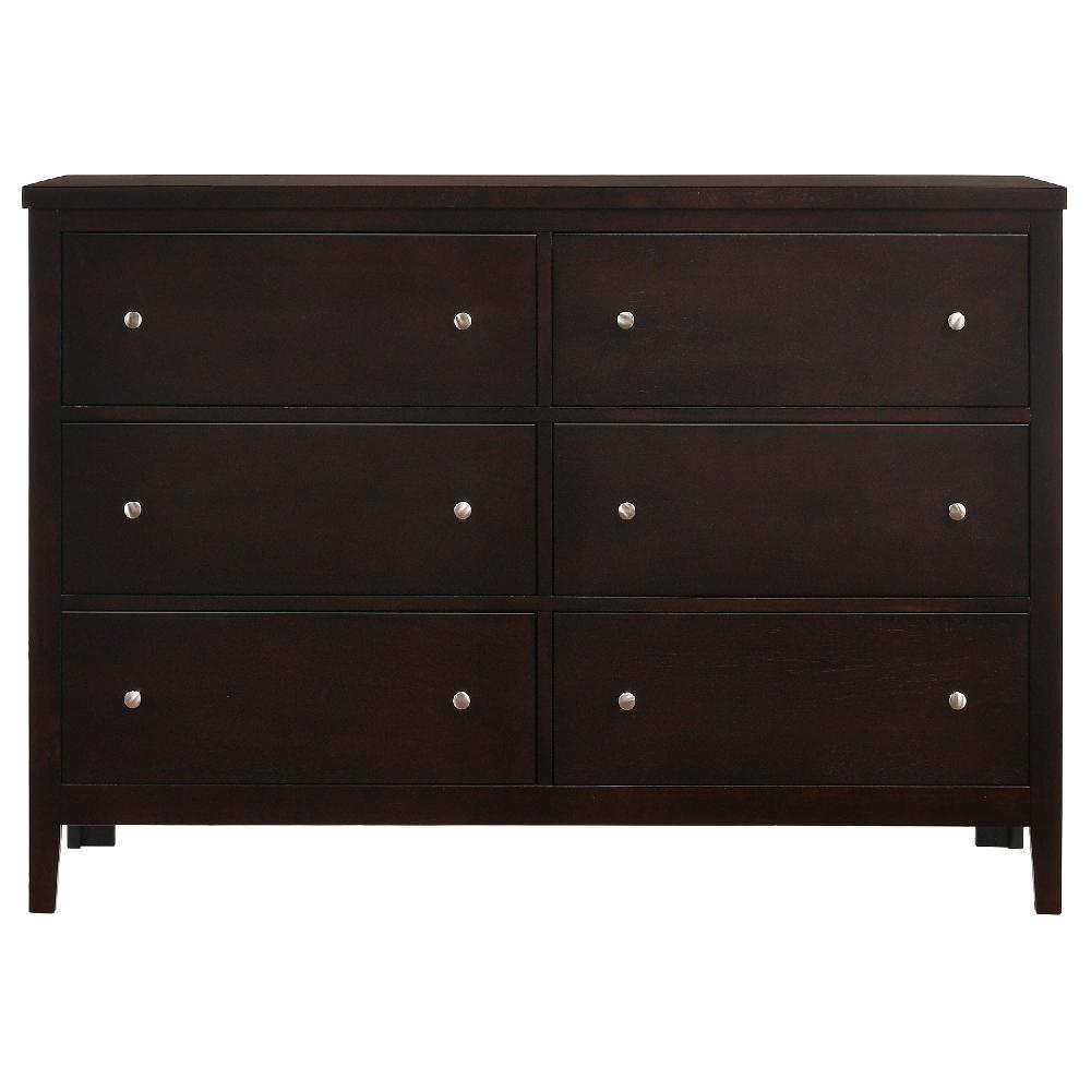 Coaster Carlton 6-drawer Dresser Cappuccino