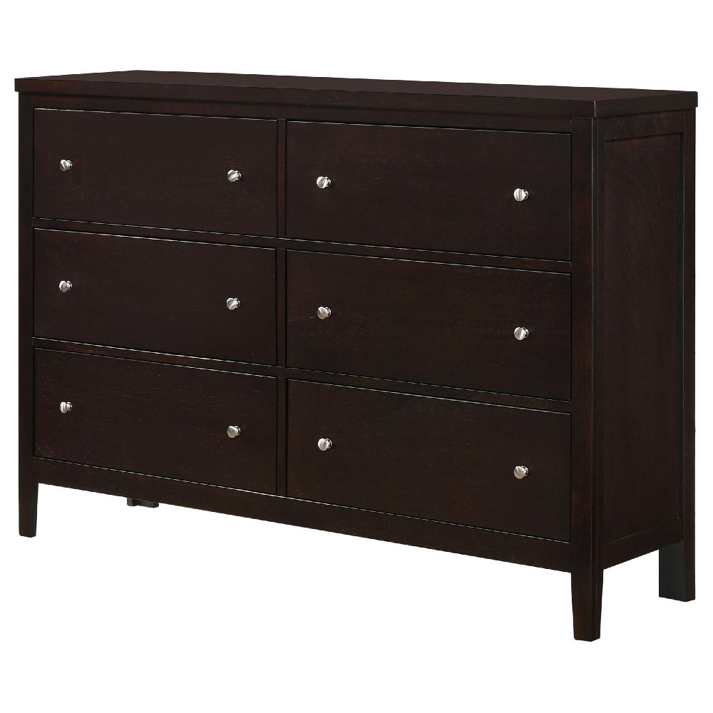Coaster Carlton 6-drawer Dresser Cappuccino