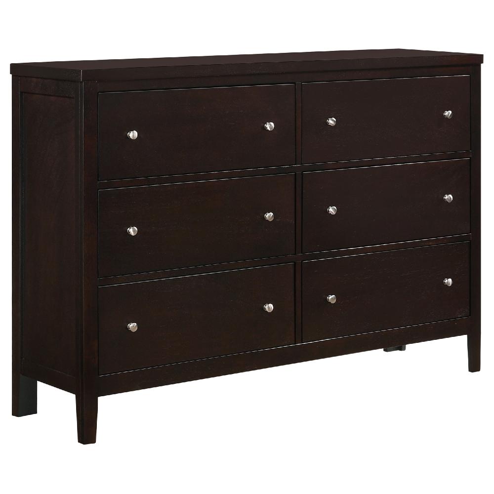 coaster Carlton 6-drawer Dresser Cappuccino