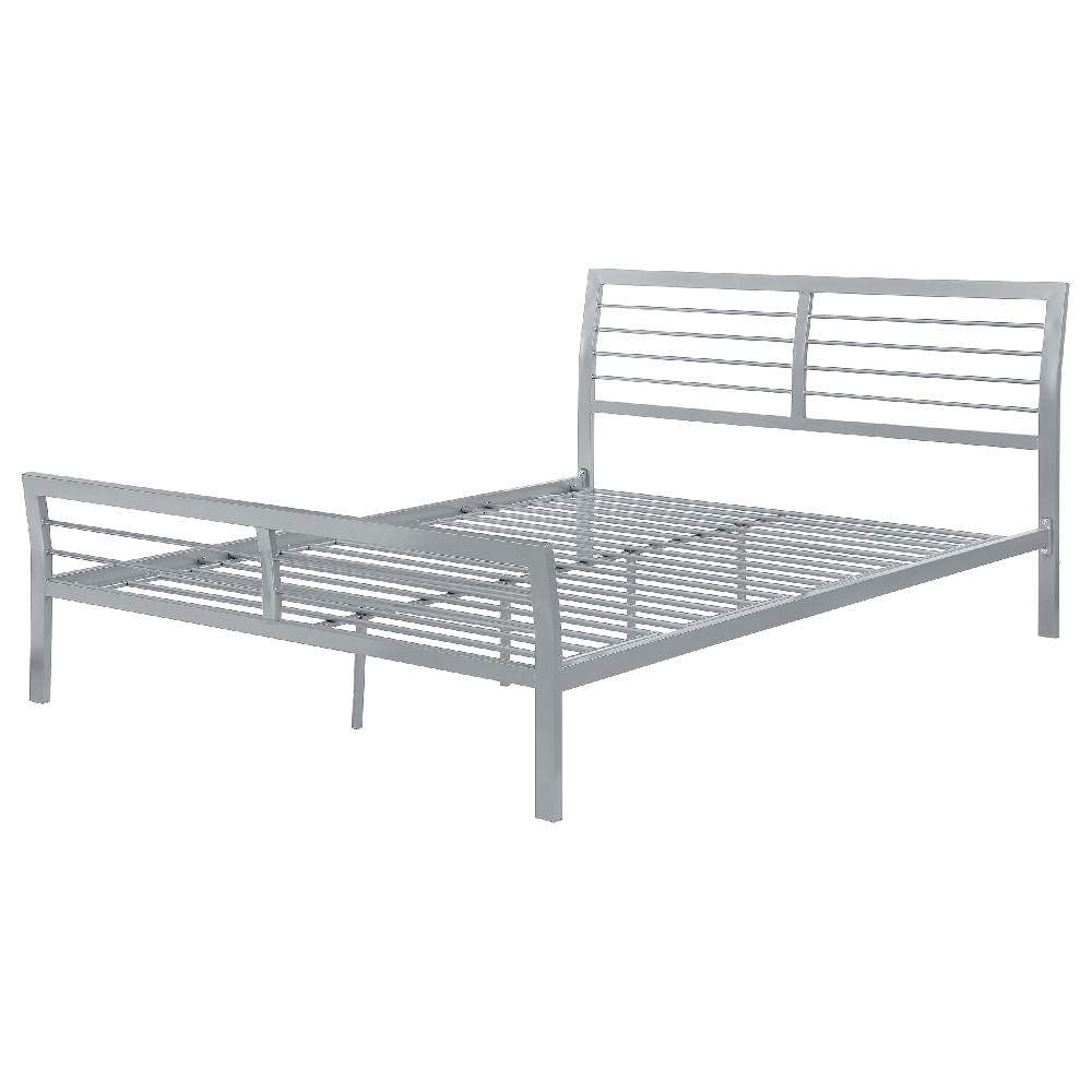 Coaster Cooper Metal Queen Open Frame Bed Silver