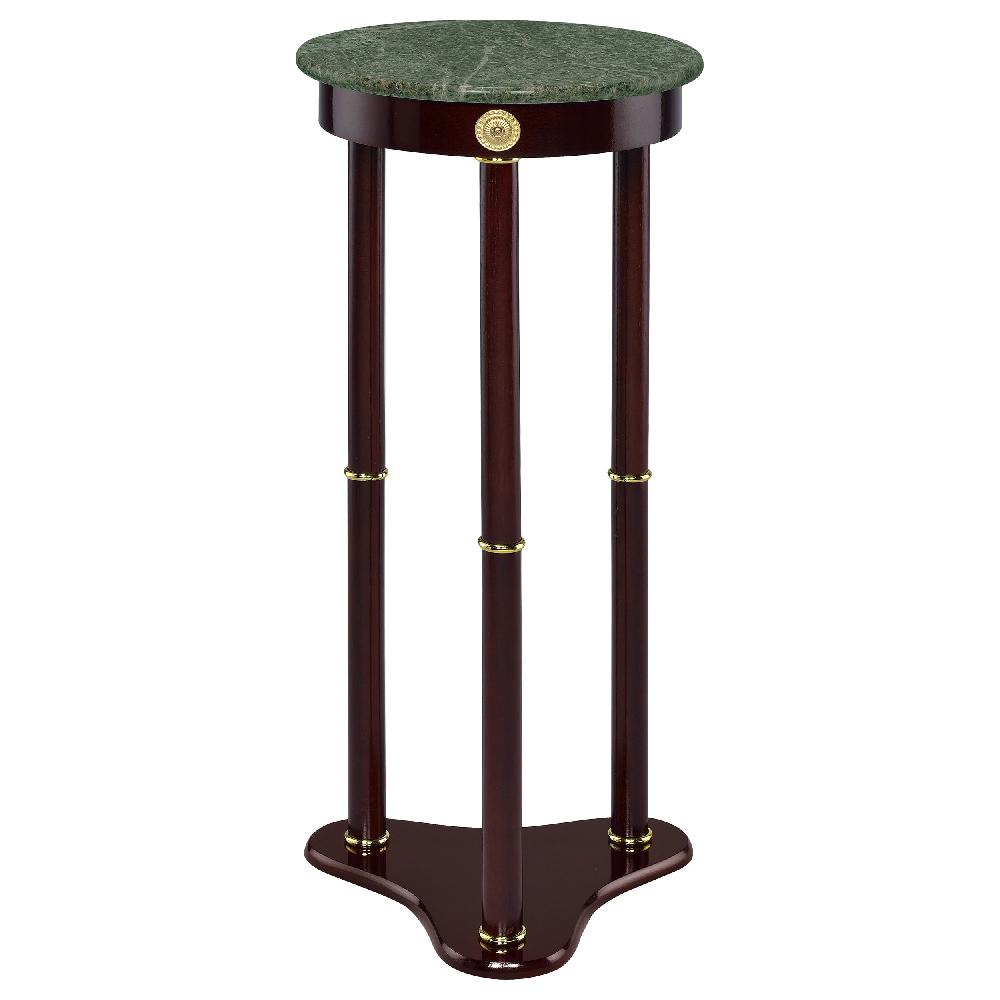 coaster Edite Round Marble Top Plant Stand Merlot