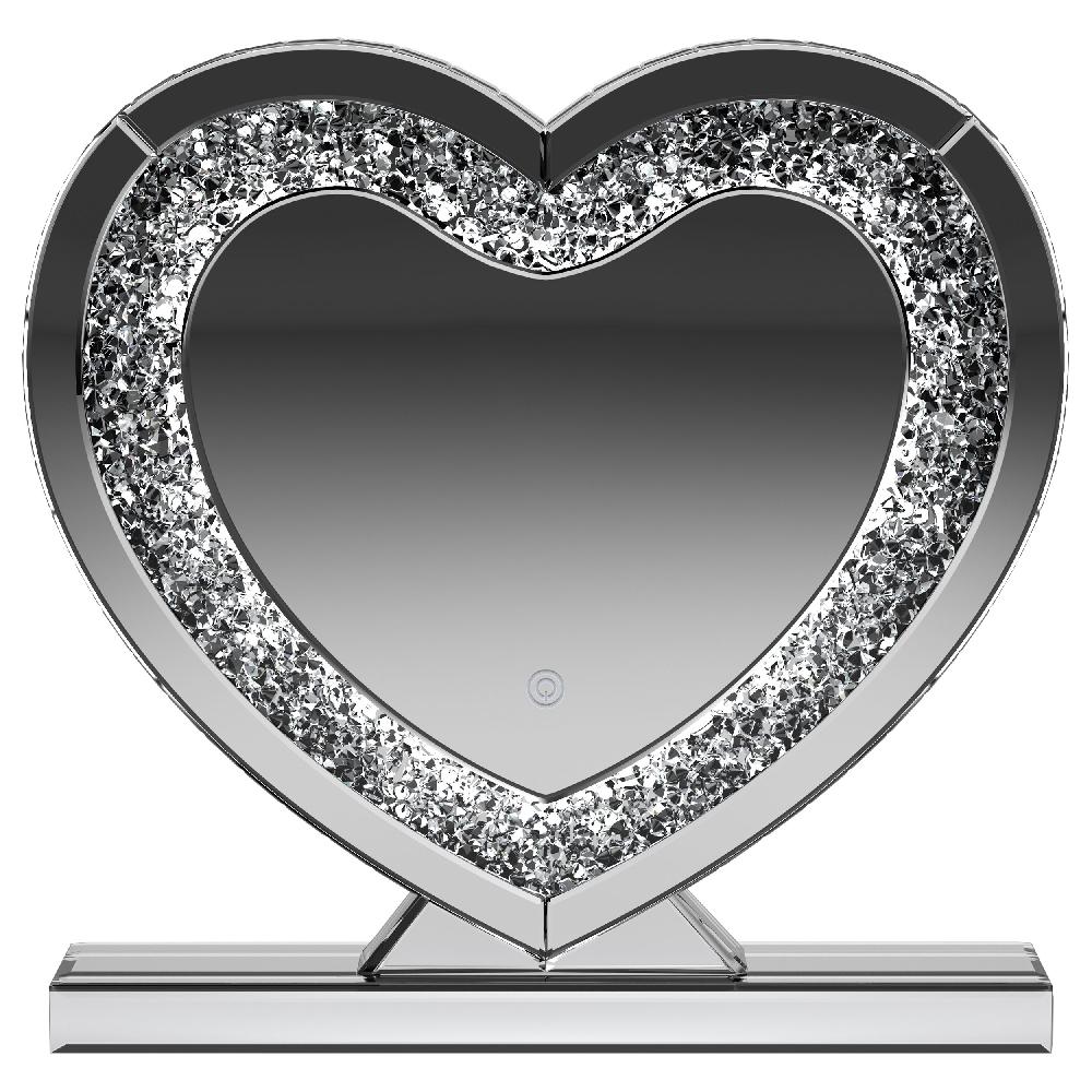 Coaster Euston Heart Shaped Vanity Mirror Silver