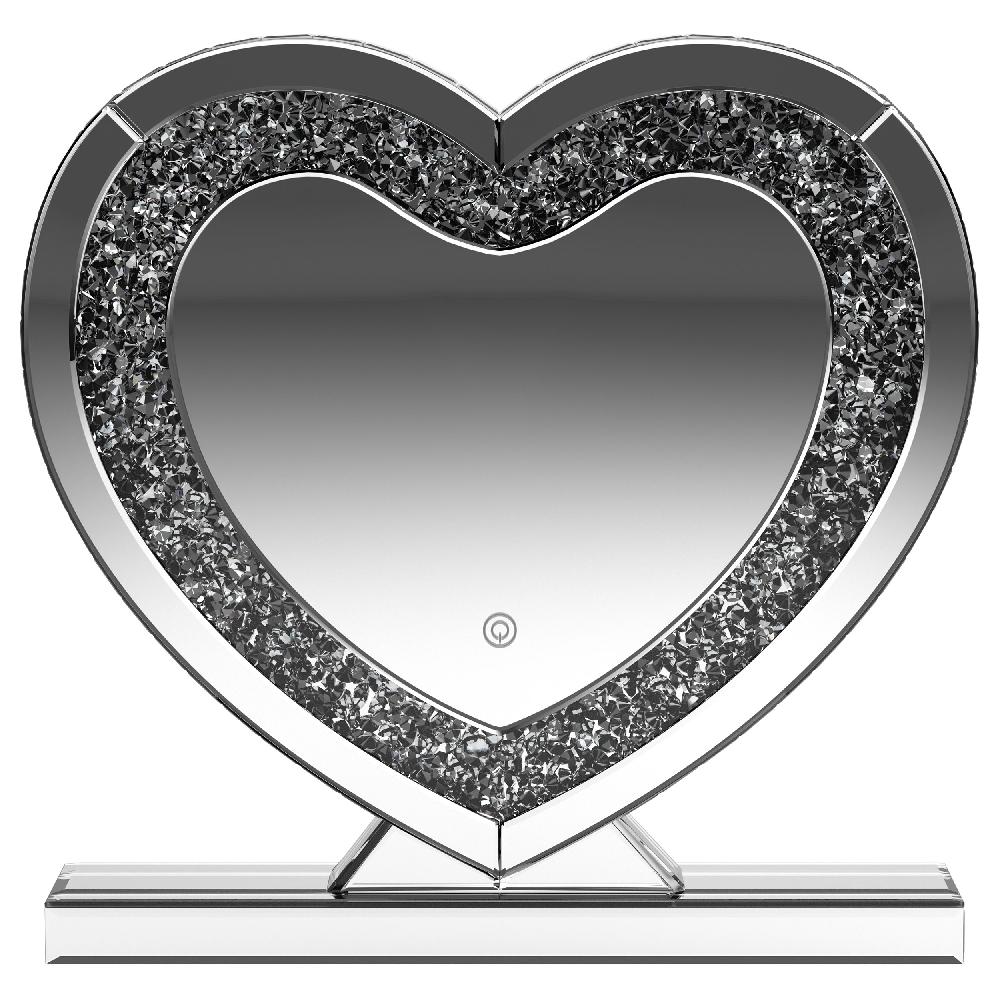 Coaster Euston Heart Shaped Vanity Mirror Silver