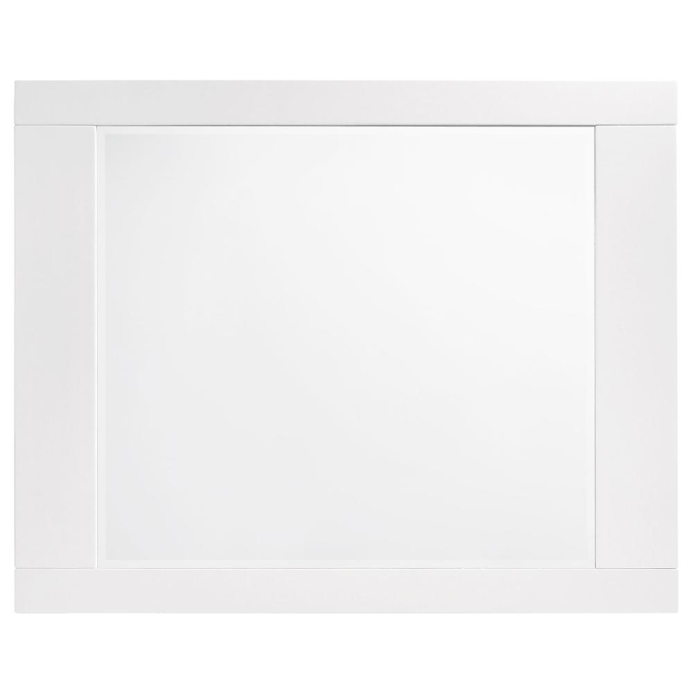 Coaster Felicity Dresser Mirror White High Gloss