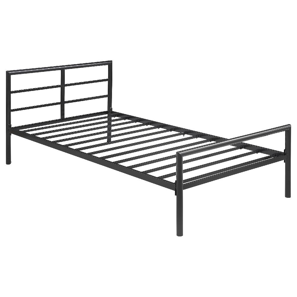 coaster Fisher Metal Twin Open Frame Bed Gunmetal