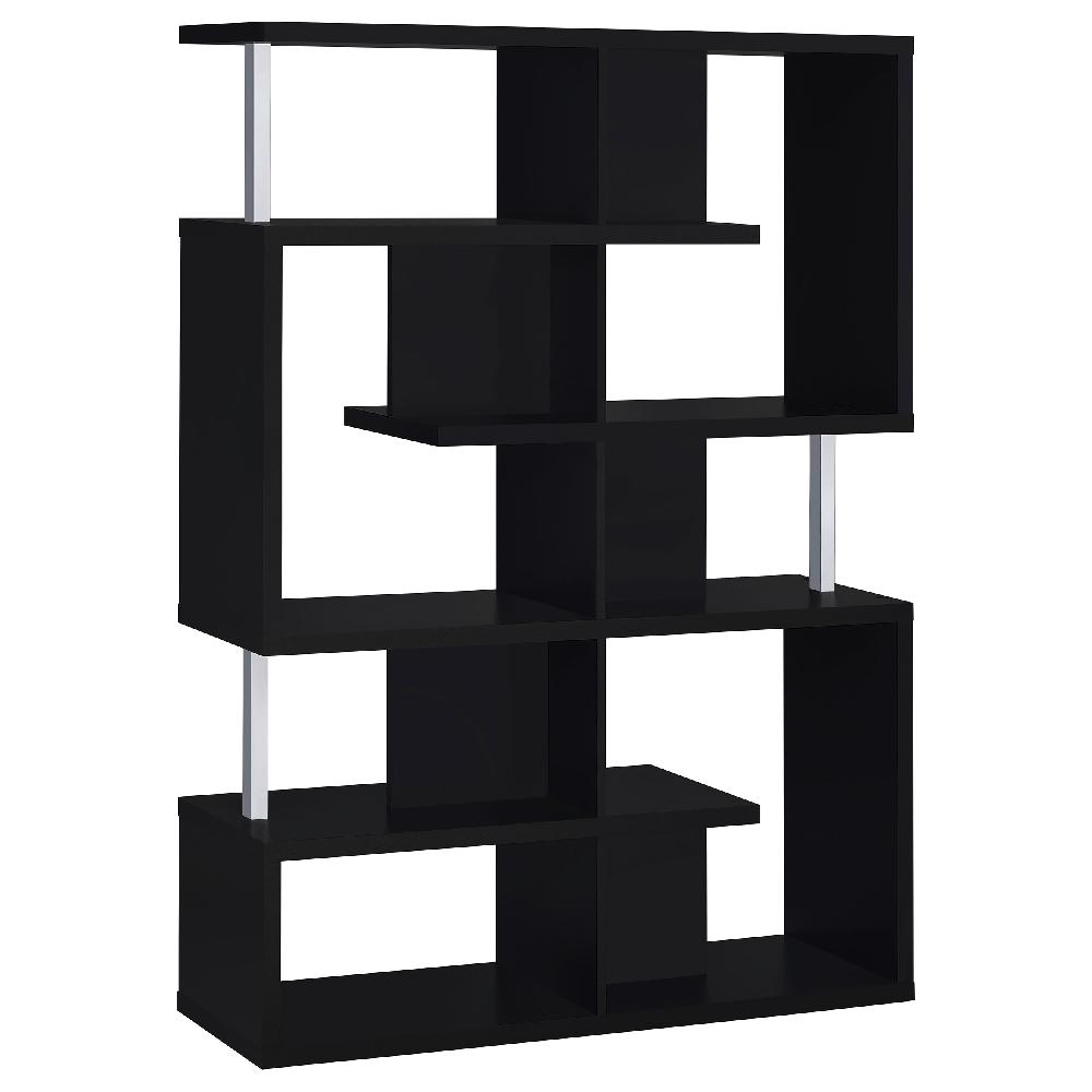 coaster Hoover 63-inch 5-shelf Bookshelf Black