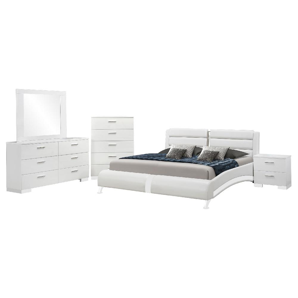 Coaster Jeremaine 5-piece Queen Bedroom Set White