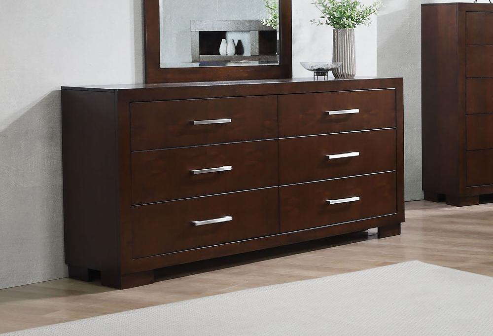 Coaster Jessica 6-drawer Dresser Cappuccino