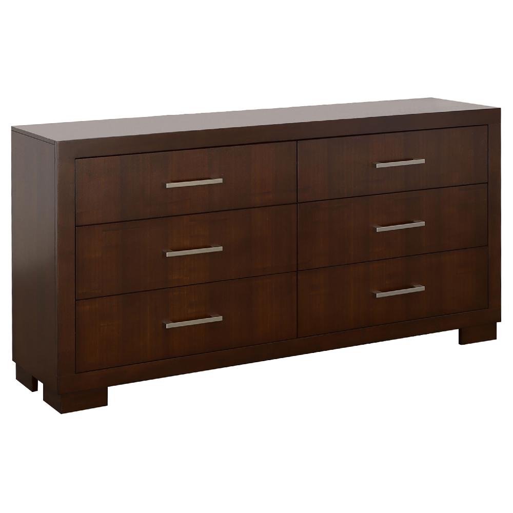 coaster Jessica 6-drawer Dresser Cappuccino