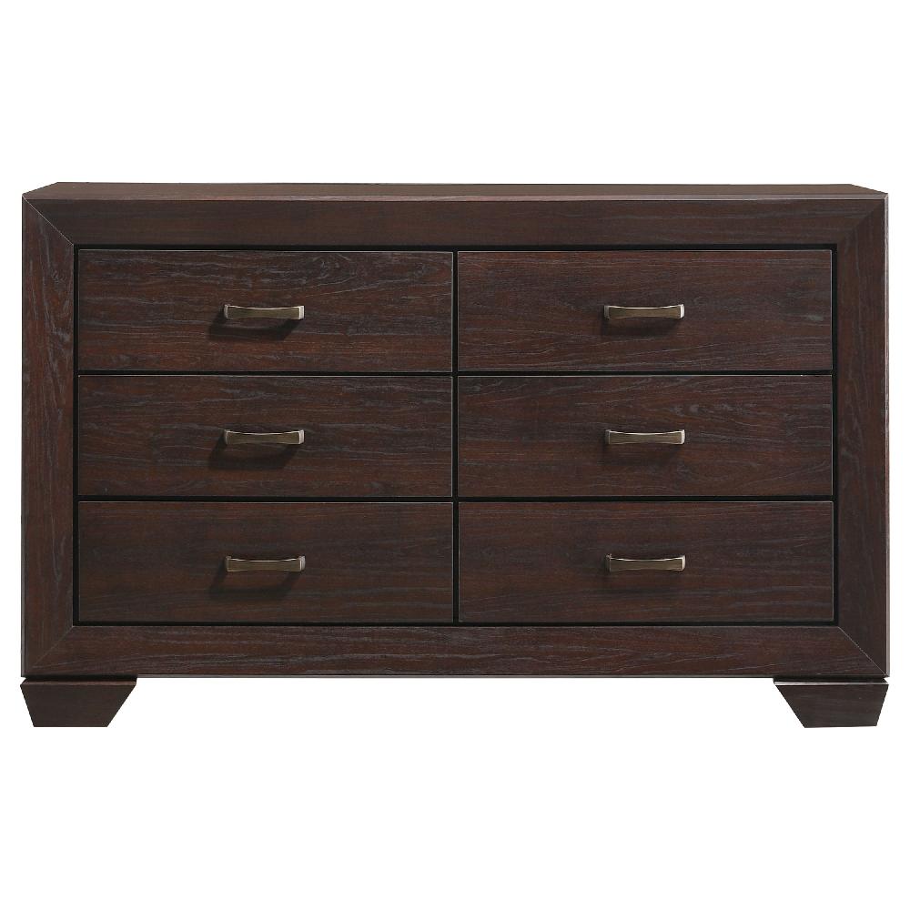 Coaster Kauffman 6-drawer Dresser Dark Cocoa