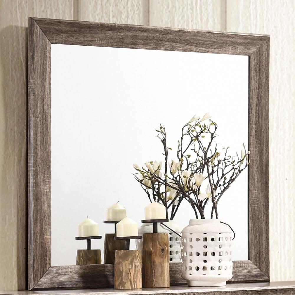 Coaster Kauffman Dresser Mirror Washed Taupe