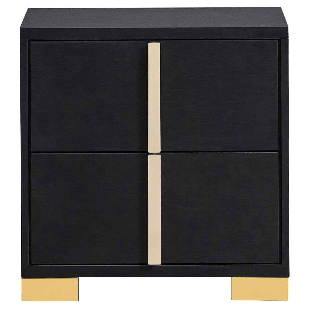 Coaster Marceline 2-drawer Nightstand Black
