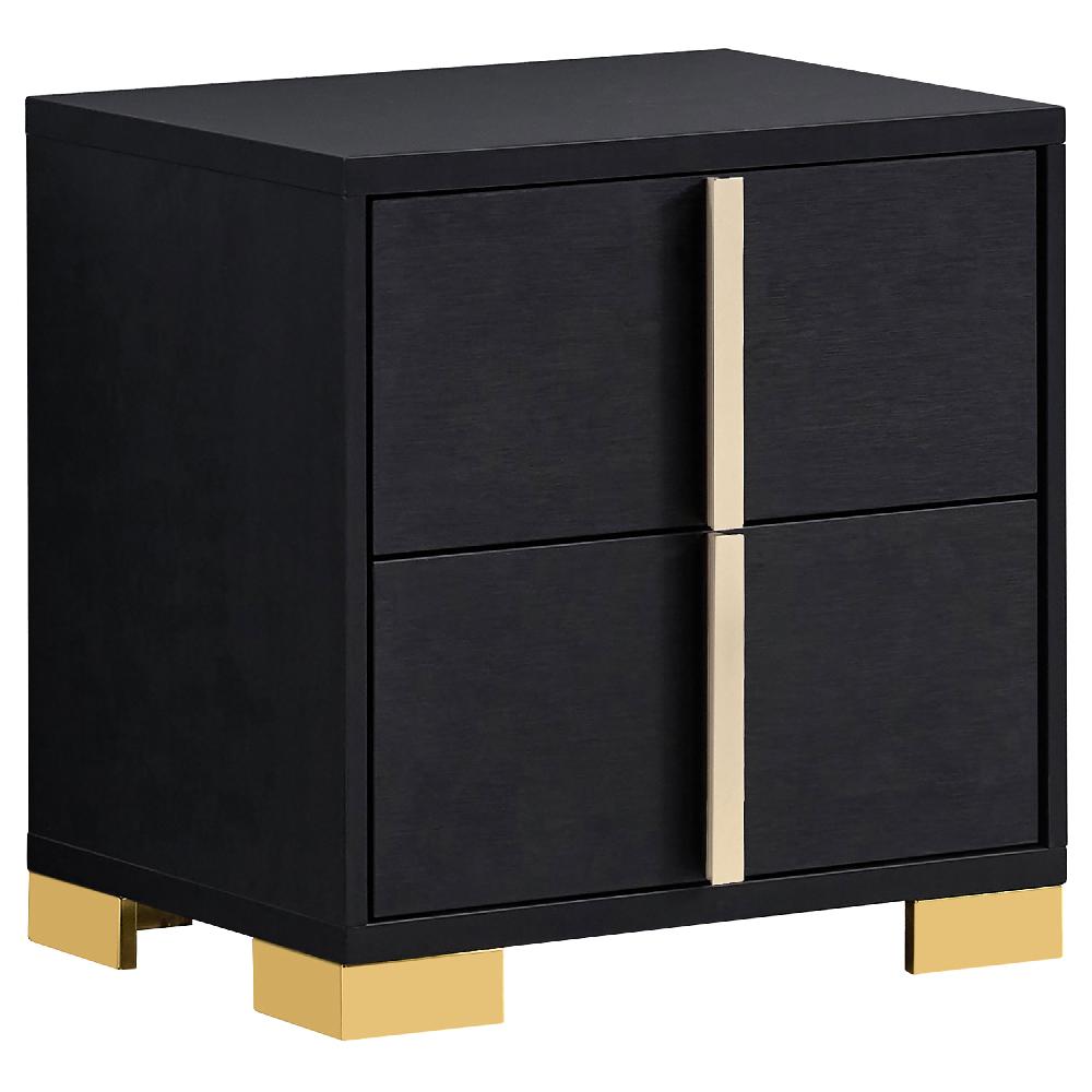 coaster Marceline 2-drawer Nightstand Black