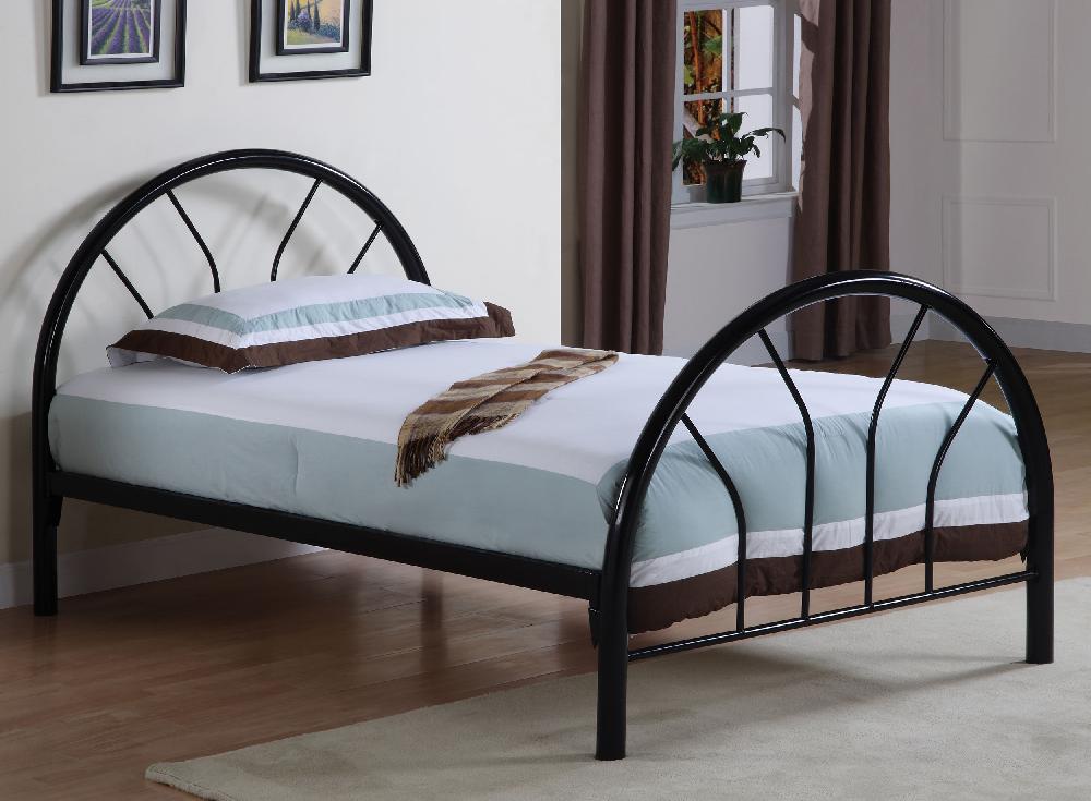Coaster Marjorie Metal Twin Open Frame Bed Black