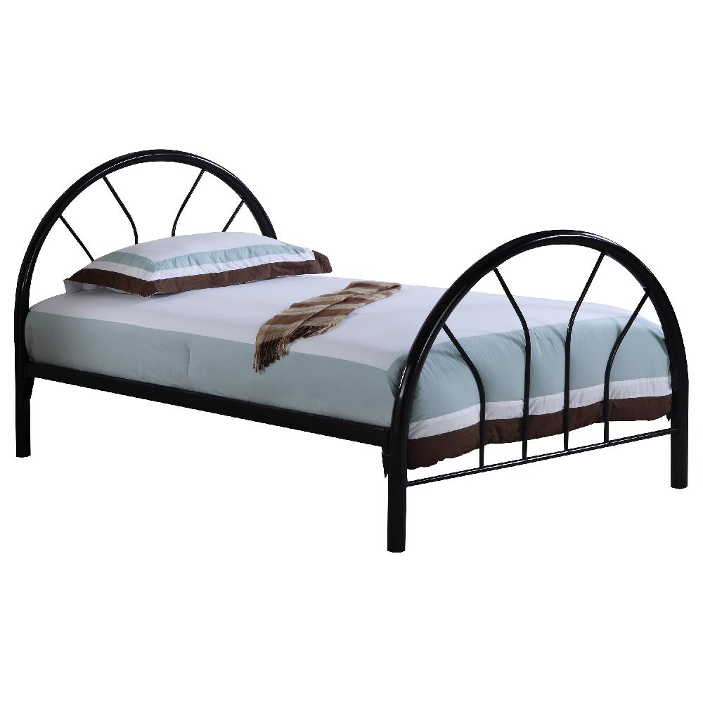 coaster Marjorie Metal Twin Open Frame Bed Black
