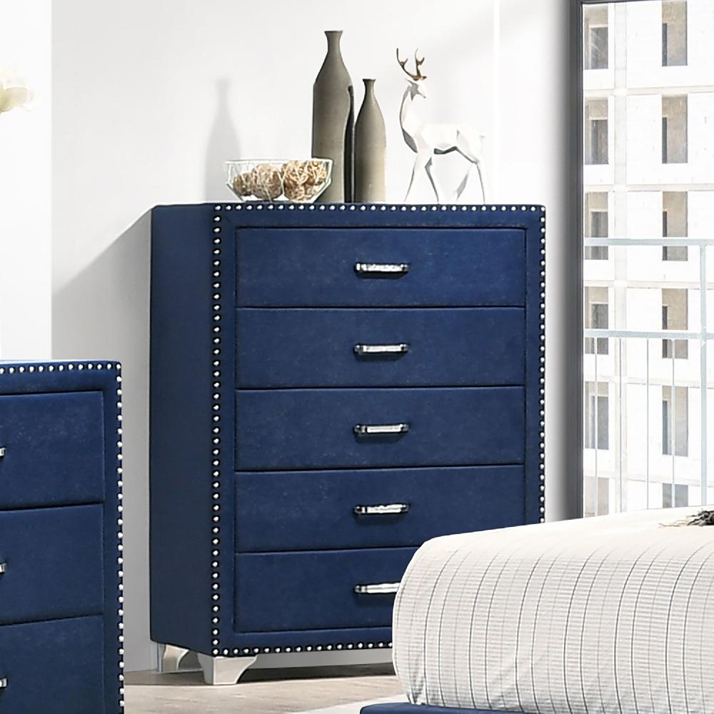 Coaster Melody 5-drawer Bedroom Chest Pacific Blue