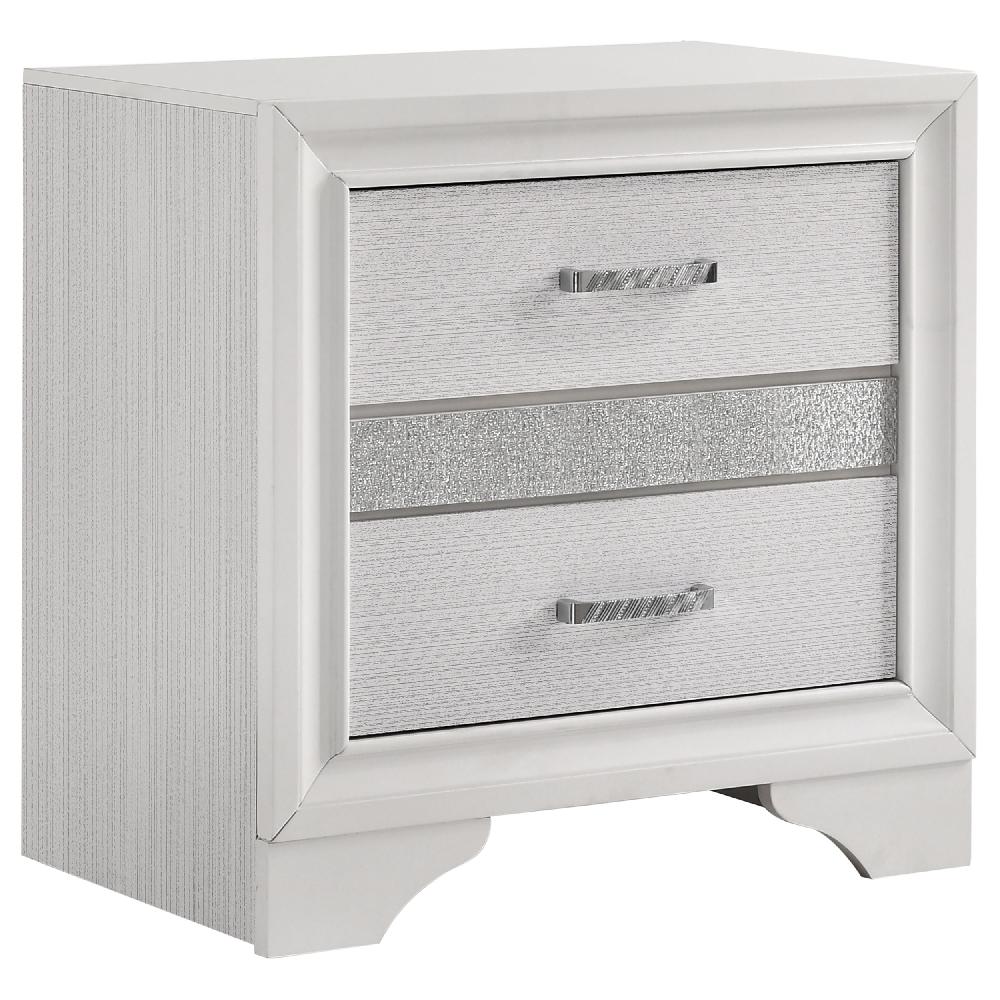 coaster Miranda 3-drawer Nightstand White