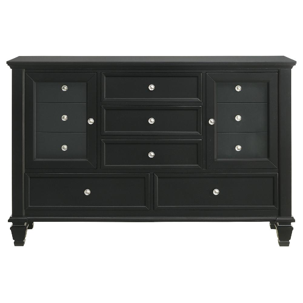 Coaster Sandy Beach 11-drawer Dresser Black