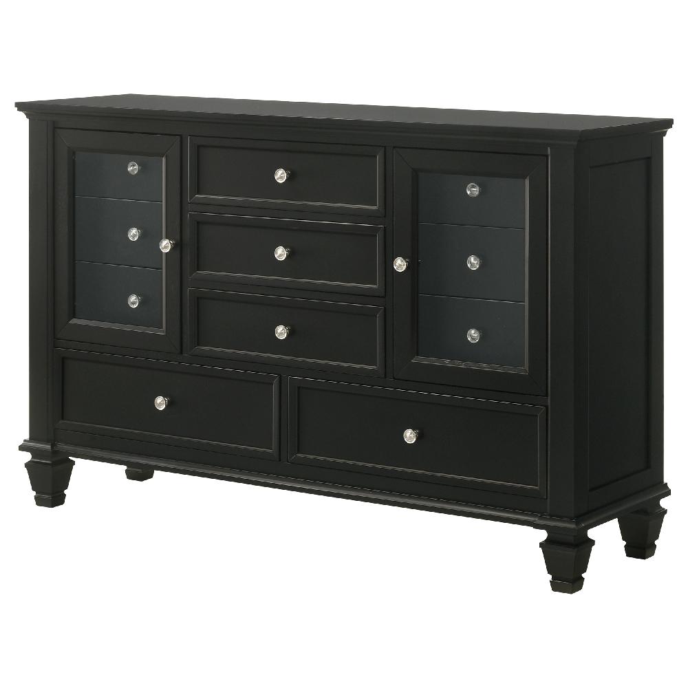 Coaster Sandy Beach 11-drawer Dresser Black