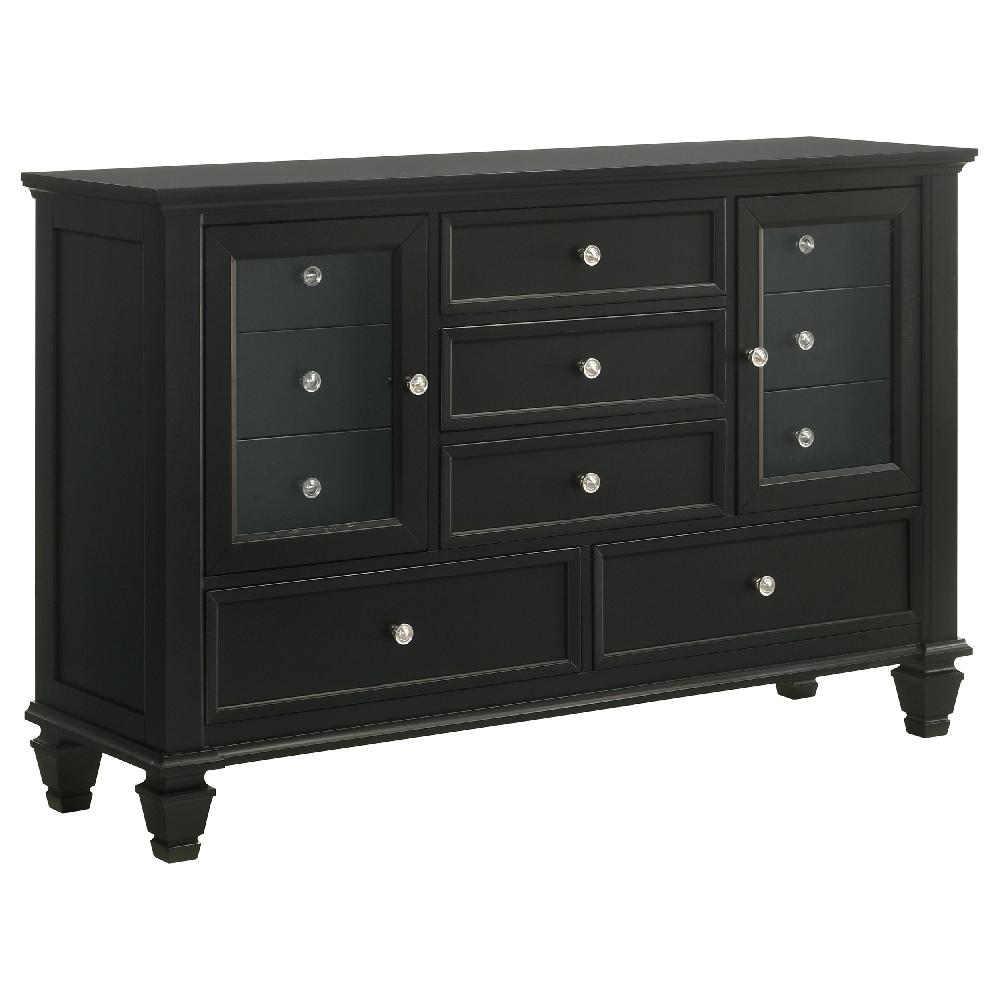 coaster Sandy Beach 11-drawer Dresser Black