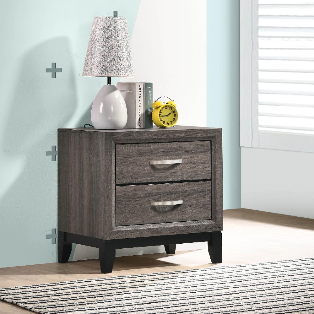 Coaster Watson 2-drawer Nightstand Grey Oak
