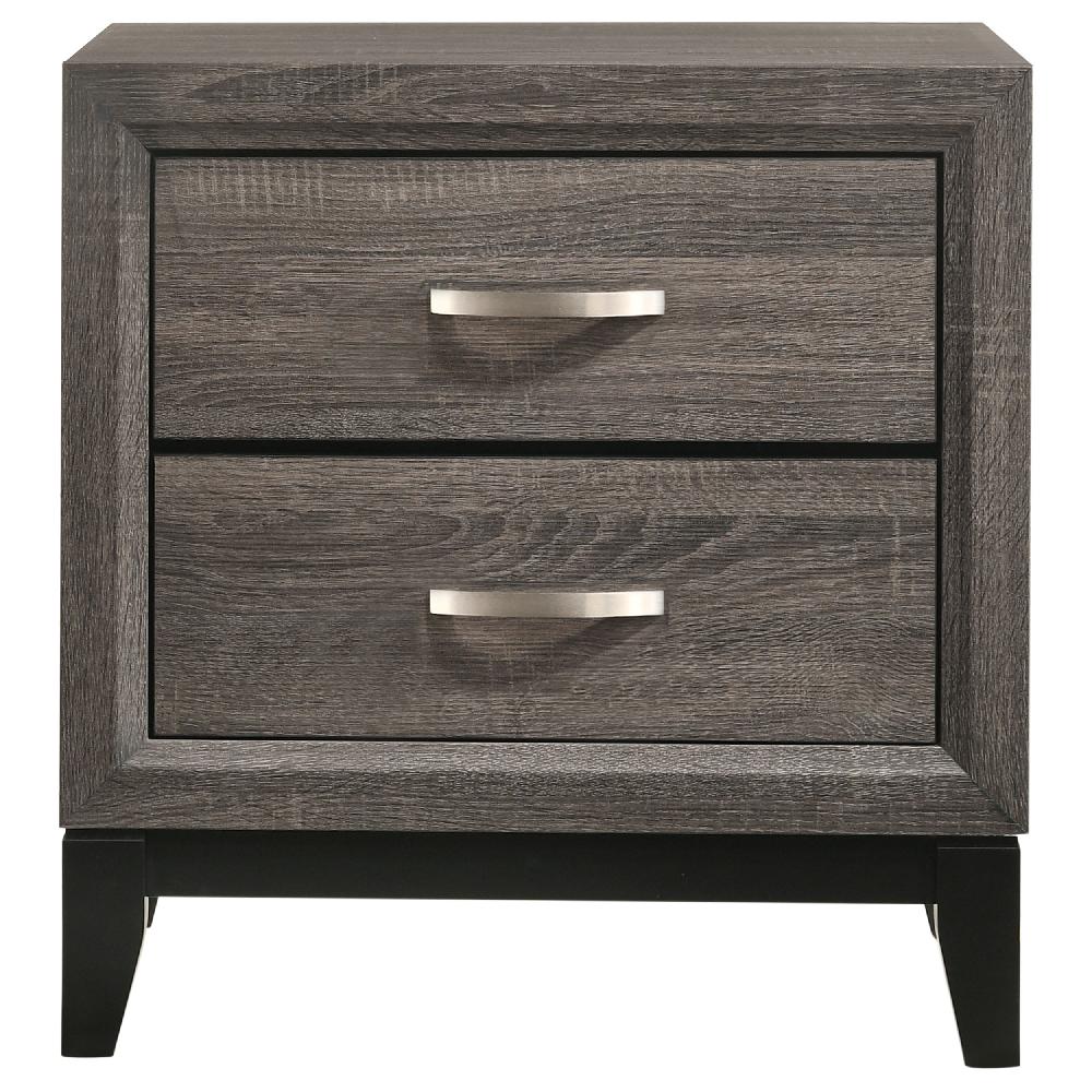 Coaster Watson 2-drawer Nightstand Grey Oak