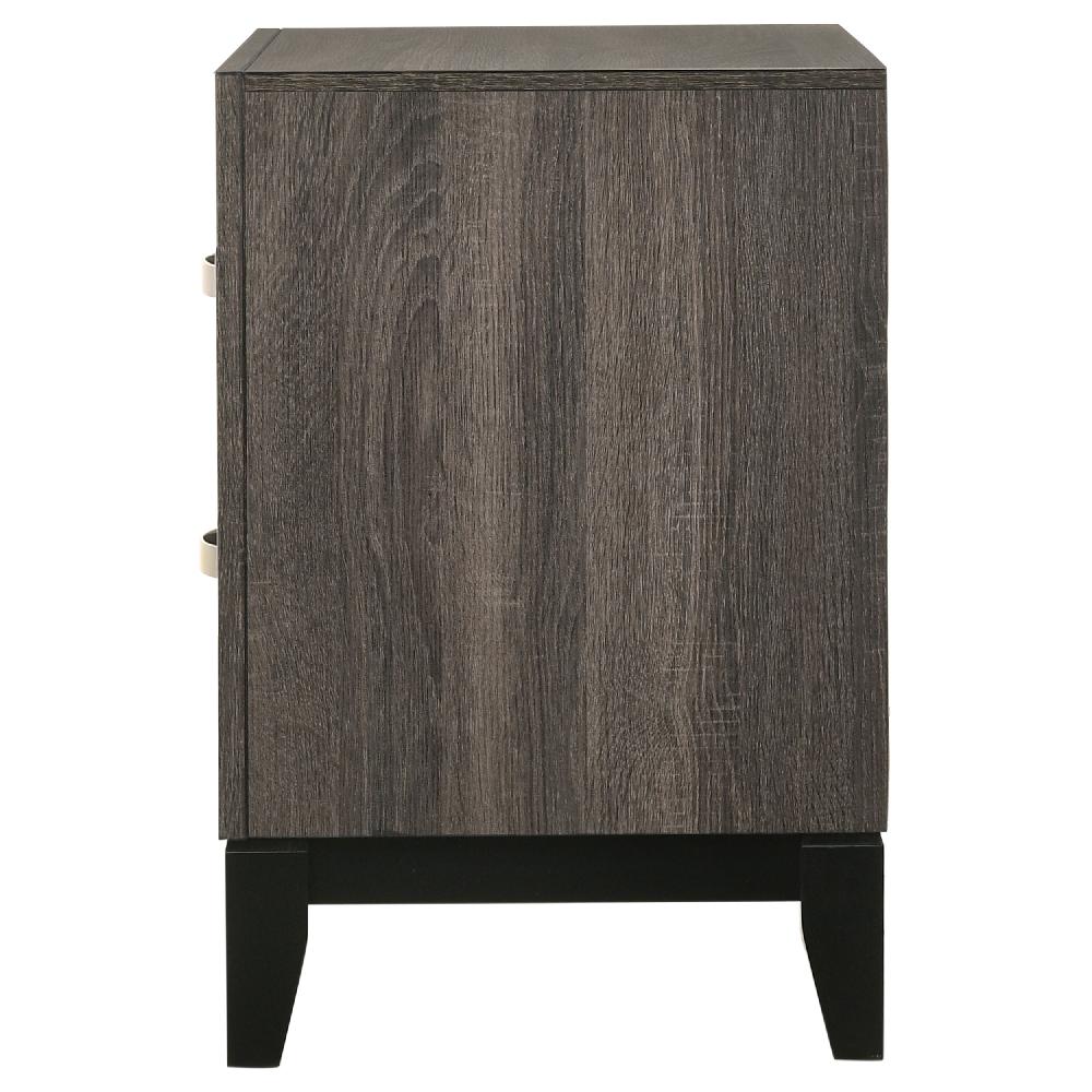 Coaster Watson 2-drawer Nightstand Grey Oak