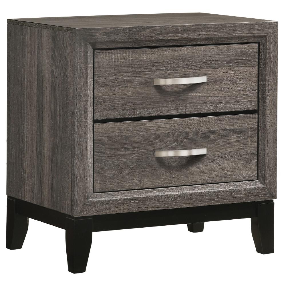 coaster Watson 2-drawer Nightstand Grey Oak