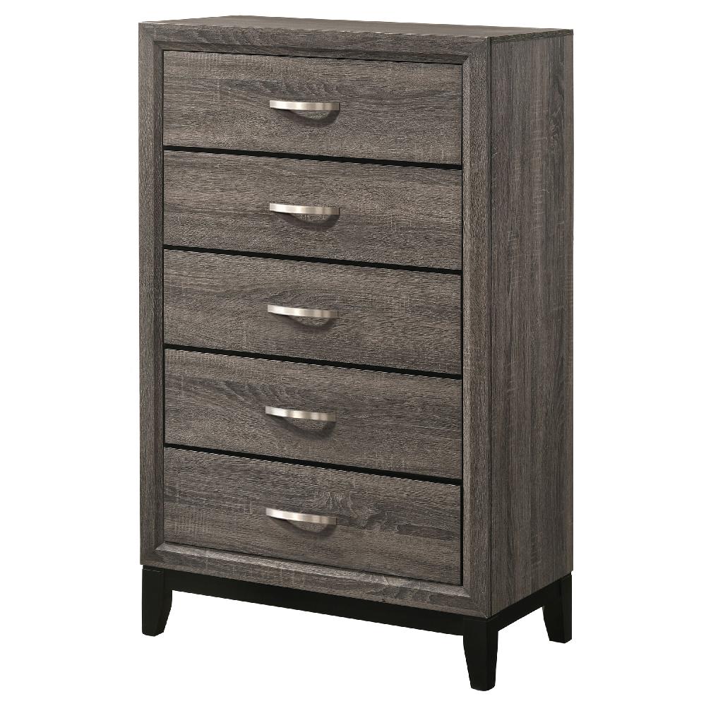 Coaster Watson 5-drawer Bedroom Chest Grey Oak
