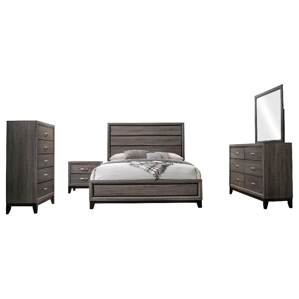 Coaster Watson 5-piece Queen Bedroom Set Grey Oak