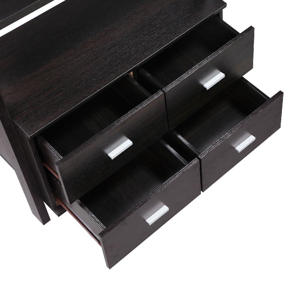 Coaster Colella 72-inch 5-shelf Storage Ladder Bookshelf Cappuccino