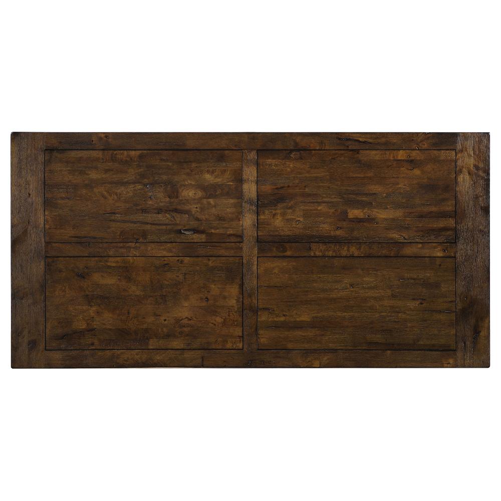 Coaster Coleman 9-piece Rectangular Dining Set Rustic Golden Brown