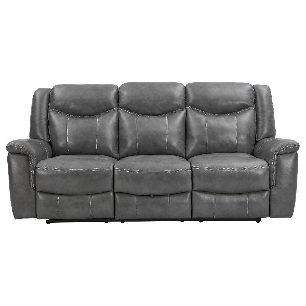 Coaster Conrad Upholstered Padded Arm Motion Sofa Grey