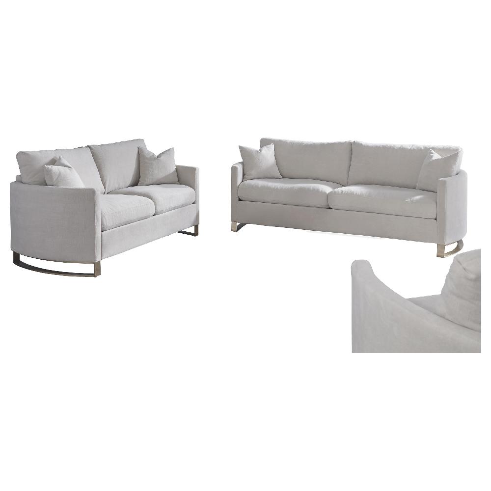 Coaster Corliss 3-piece Upholstered Arched Arm Sofa Set Beige