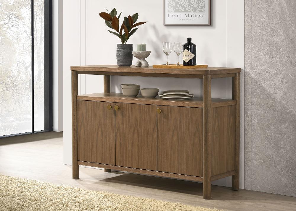 Coaster Crestmore 52-inch Dining Cabinet Sideboard Buffet Walnut