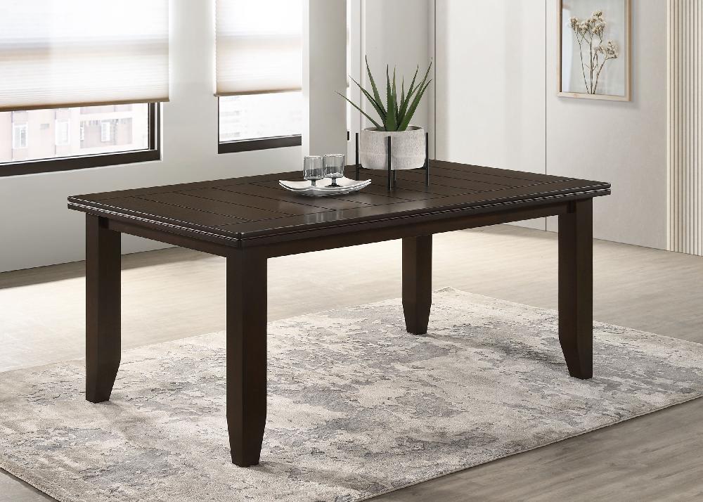 Coaster Dalila Rectangular 66-inch Wood Dining Table Cappuccino
