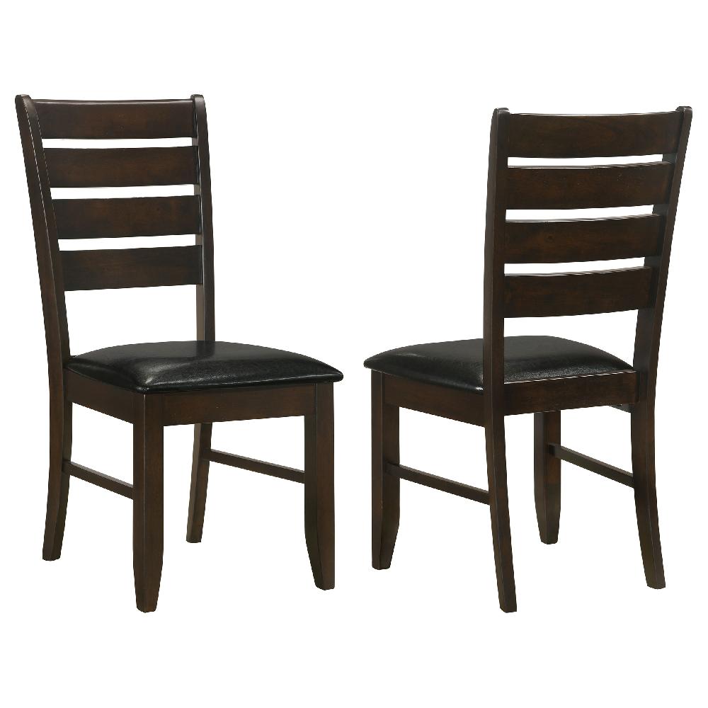 coaster Dalila Wood Dining Side Chair Cappuccino (Set of 2)