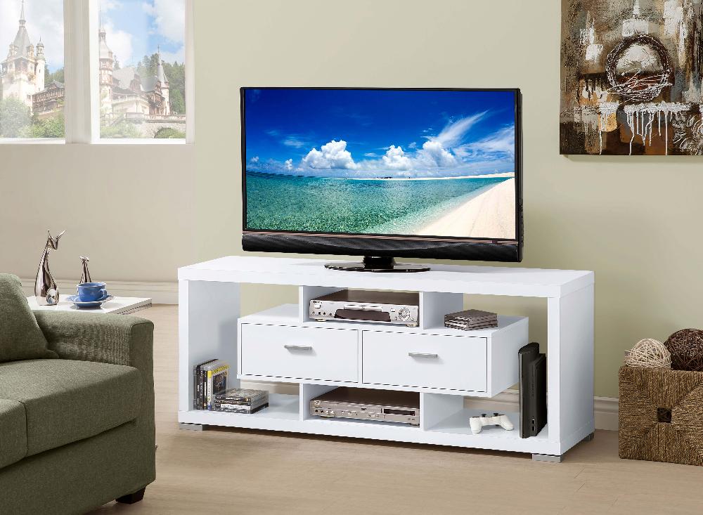 Coaster Darien 2-drawer Engineered Wood 59-inch TV Stand White