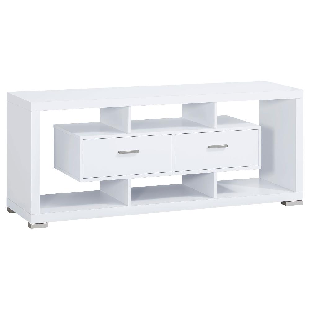 coaster Darien 2-drawer Engineered Wood 59-inch TV Stand White