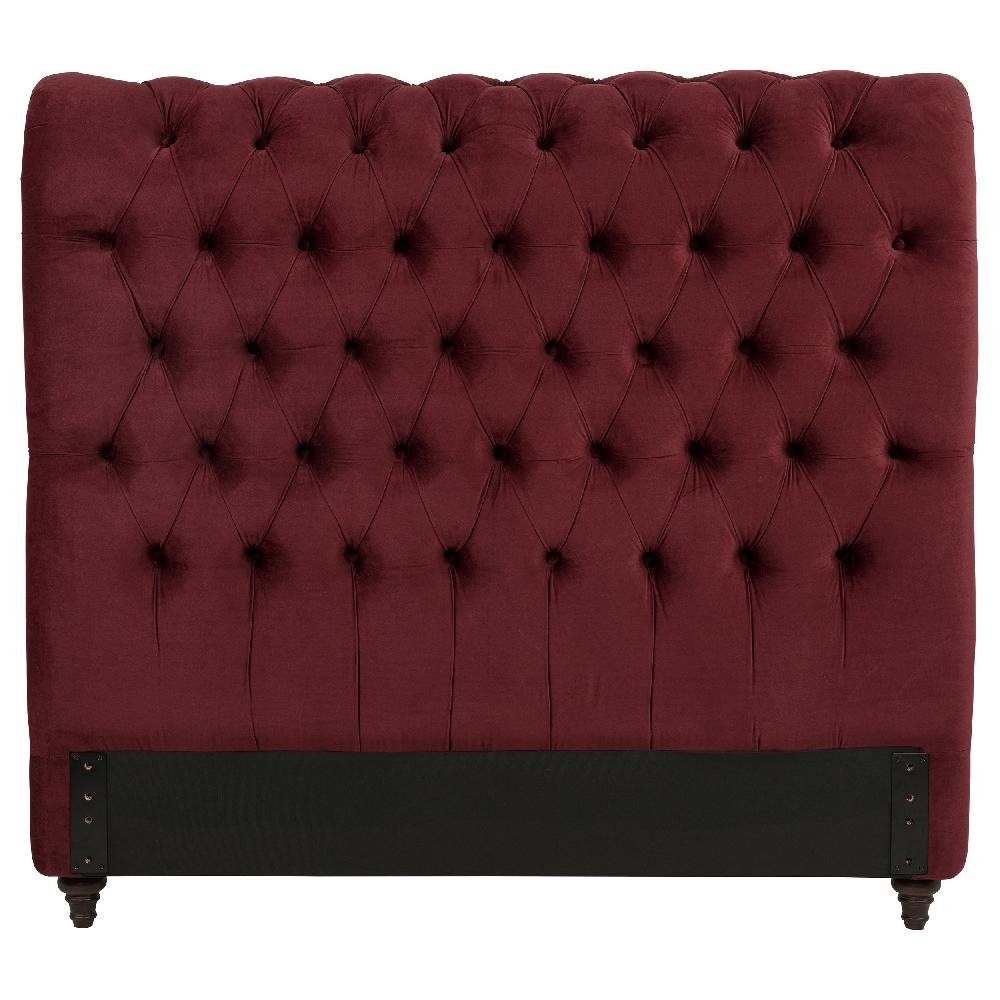Coaster Devon 57-inch Upholstered Queen Headboard Wine Red