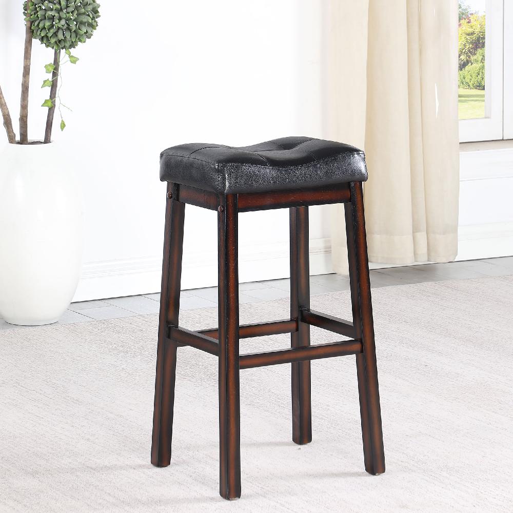 Coaster Donald Upholstered Bar Stool Cappuccino (Set Of 2)