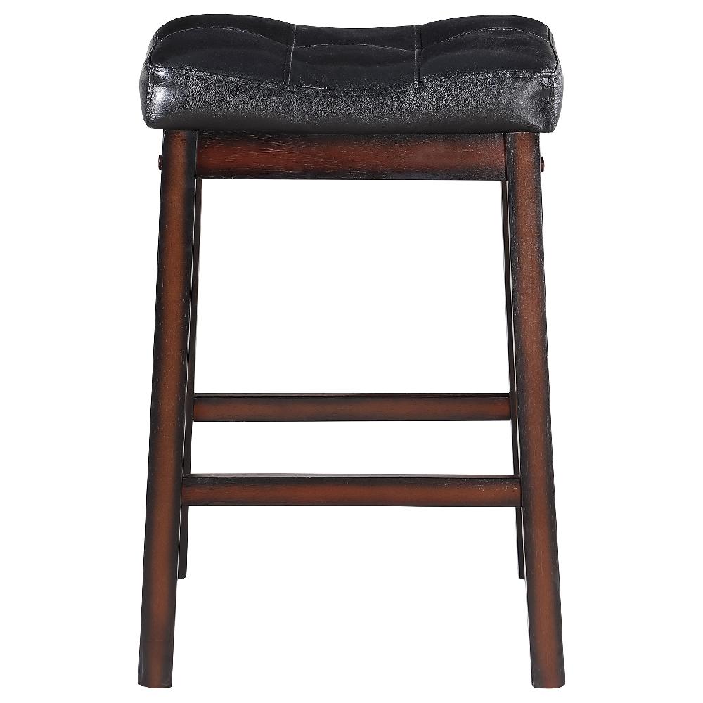 Coaster Donald Upholstered Counter Stool Cappuccino (Set Of 2)