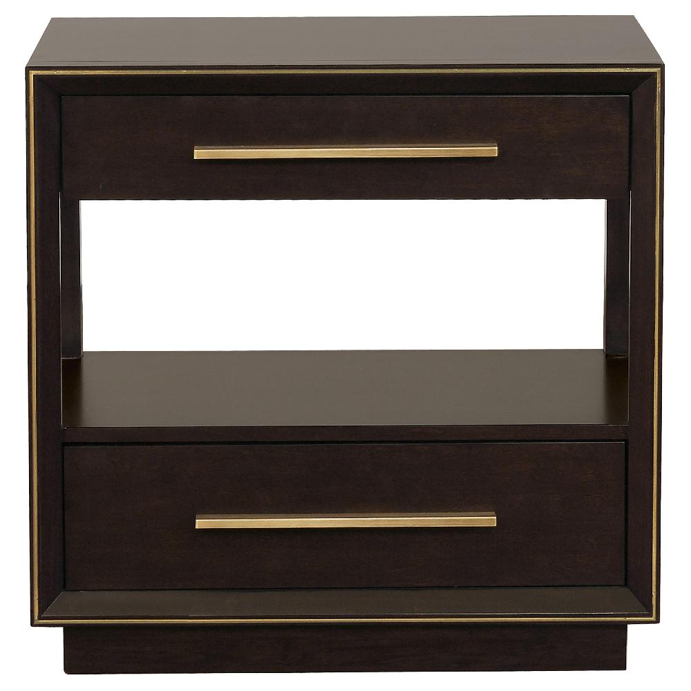 Coaster Durango 2-drawer Nightstand Smoked Peppercorn