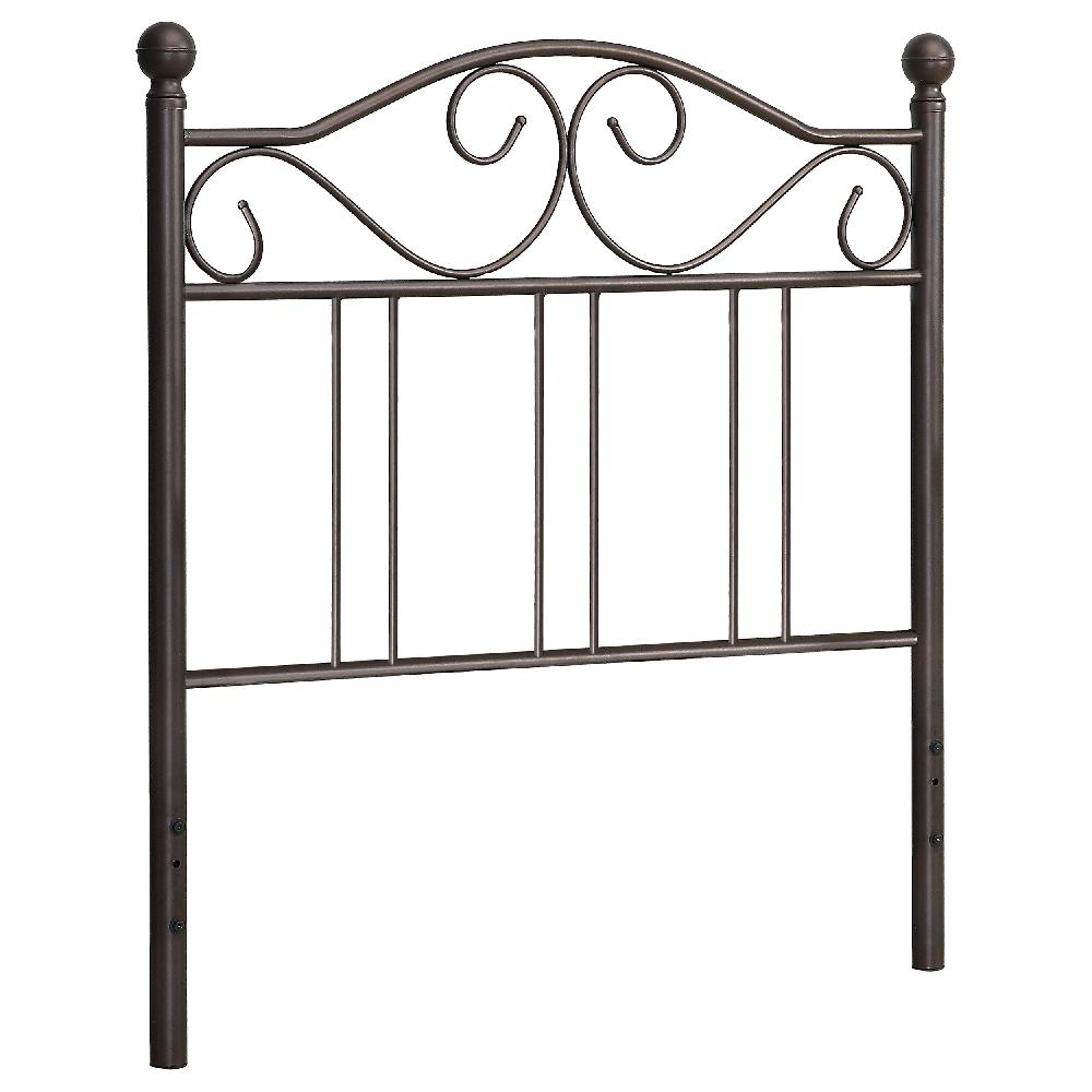 coaster Ellis Metal Twin Open Frame Headboard Dark Bronze