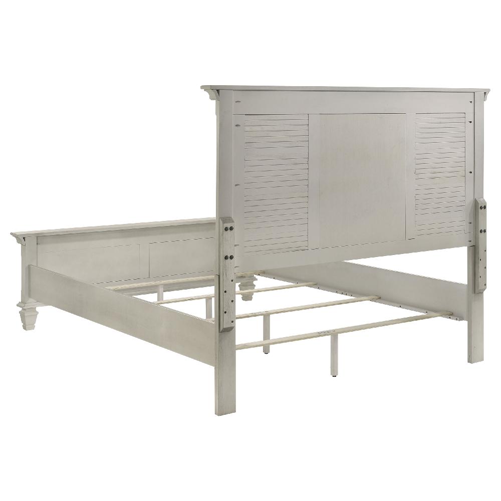 Coaster Franco 5-piece Queen Bedroom Set Distressed White