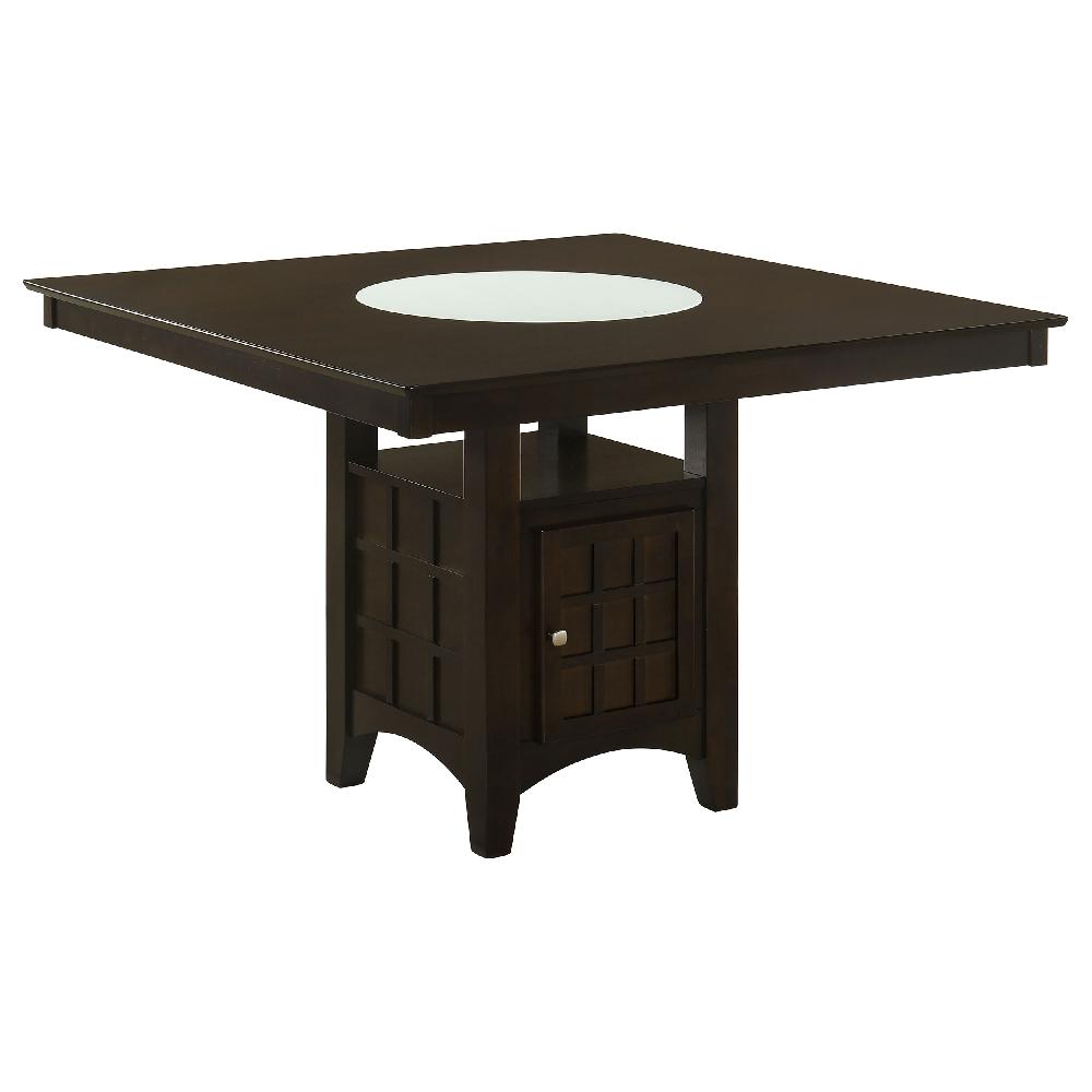 coaster Gabriel 52-inch Counter Height Dining Table Cappuccino
