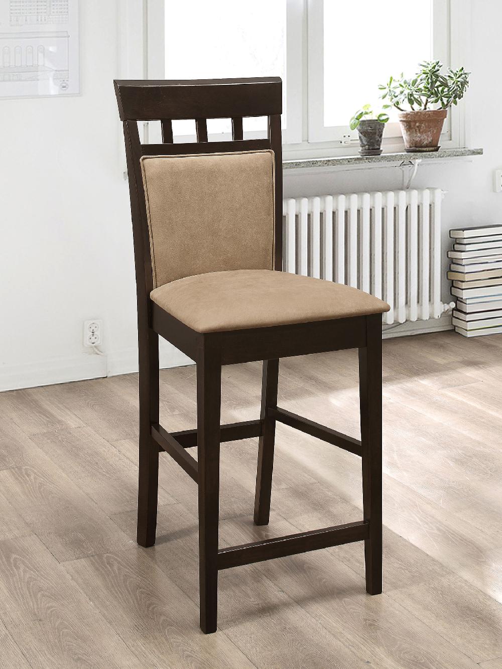 Coaster Gabriel Closed Back Counter Chair Cappuccino (Set Of 2)