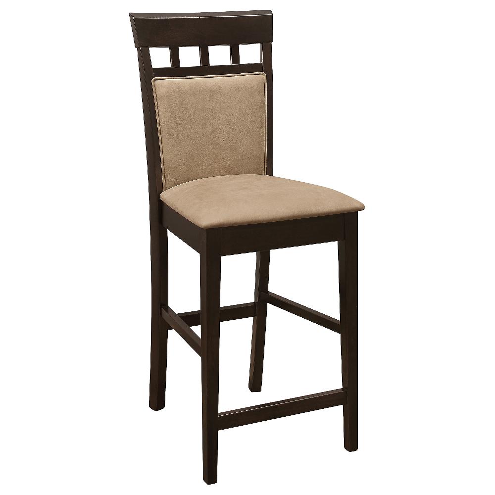 Coaster Gabriel Closed Back Counter Chair Cappuccino (Set Of 2)