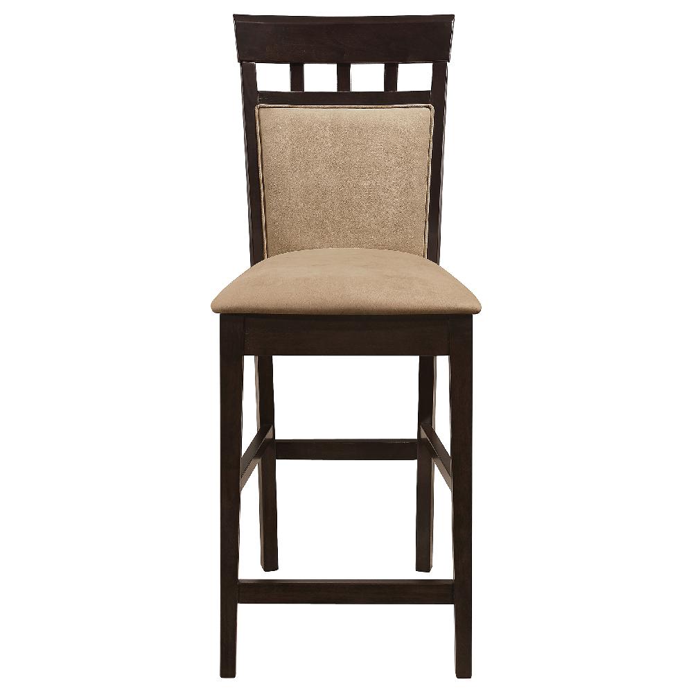 Coaster Gabriel Closed Back Counter Chair Cappuccino (Set Of 2)