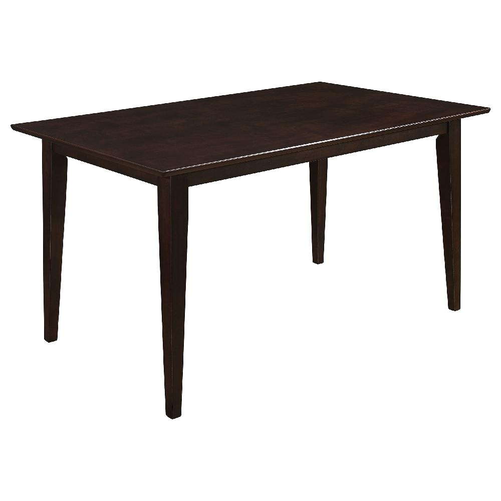 coaster Gabriel Rectangular 59-inch Wood Dining Table Cappuccino